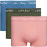 Calvin Klein Cotton Stretch Low Rise Trunks 3-pack - Pom/Duff/Blue