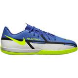 Indoor Football Shoes Children's Shoes Nike Phantom GT2 Academy IC GS - Sapphire/Grey Fog/Blue Void/Volt