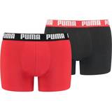 Puma Men's Underwear Puma Basic Boxer 2-pack - Black/Red