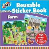 Plastic Stickers Galt Reusable Sticker Book Farm