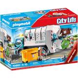 Play Set Playmobil City Life Recycling Truck with Flashing Light 70885