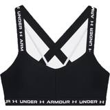 Under Armour Bras Under Armour Crossback Sports Bra - Black/White
