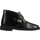 Clarks Lace Boots Clarks Desert Boot - Black Polished