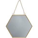 Metal Wall Mirrors Sass & Belle Touch of Gold Wall Mirror