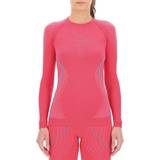 Sportswear Garment Base Layer Sets UYN Evolutyon UW Long Sleeve Base Layer Women - Strawberry/Pink/Turquoise