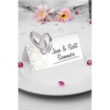 Creative Place Cards for Wedding 36 pack, Table Name Cards with Wedding Ring Design