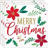 Amscan 512189 Christmas Wishes Party Luncheon Napkins 16 Pack