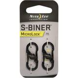 Dry Sack Outdoor Equipment Nite Ize NI-LSBM-01-2R3 Snap hook MicroLock S-Biner 2 35 mm x 15 mm x 7 mm 2 pc(s)