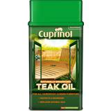 Cuprinol Transparent Paint Cuprinol Naturally Enhancing Teak Wood Oil Clear 1L