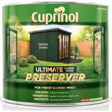 Cuprinol Green - Wood Protection Paint Cuprinol Ultimate Garden Wood Preserver Wood Protection Spruce Green 1L