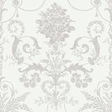 Laura Ashley Josette Wallpaper Dove Grey & White