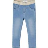 Leggings - Pocket Trousers Name It Salli Torinas Sweat Leggings - Light Blue Denim (13196916)