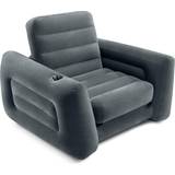 Intex 2 In 1 Inflatable Chair Bed 117 x 224 x 66 cm Grey
