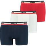 Levi's Men's Underwear Levi's Basic Sportswear Logo Boxer Brief - 3 pack - White/Blue/Red