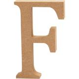 Creativ Company Letter, F, H: 8 cm, thickness 1,5 cm, 1 pc