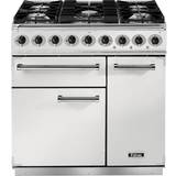 Falcon Dual Fuel Ovens Cookers Falcon F900DXDFWH/NM White
