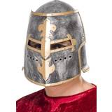 Headgear Fancy Dress Smiffys Medieval Crusader Helmet