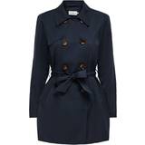 Women Outerwear Only Valerie Double Breasted Trenchcoat - Blue/Night Sky