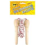 Childrens Kids Wooden Handled Traditional Skipping Rope Outdoor Toy