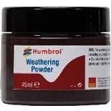 Black Enamel Paint Humbrol AV0011 Weathering Powder Black 45 ml