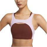 Nike Yoga Indy Light-Support Non-Padded Sports Bra - Oxen Brown/Doll/Iron Grey