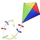 Brookite Air Sports Brookite Classic Diamond Kite With Bow Tail