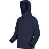 Blue Hoodies Children's Clothing Regatta Kid's Kacie Hooded Fleece - Navy Corded Velour