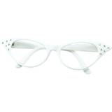 Bristol Novelty 50’s Female Sunglasses White