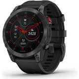 Garmin Android - Wi-Fi Smartwatches Garmin Epix (Gen 2) 47mm Sapphire Edition with Silicone Band