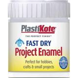 Enamel Paint Plasti-Kote Fast Dry Enamel Paint B30 Bottle Silver Aluminium 59ml