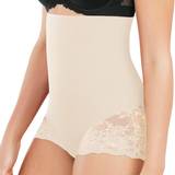 Girdles Maidenform High Waist Shaping Brief With Lace - Nude