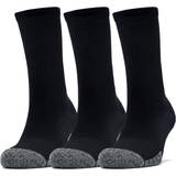 Women Socks on sale Under Armour Heatgear Crew Socks 3-Pack Unisex - Black/Steel