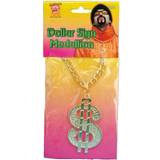Rubies Dollar Sign Necklace Bling Pimp Adult