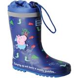 Peppa Pig Kid's Splash Dinosaur Wellington Boots - Royal Blue
