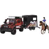 Cheap Trailers & Wagons Dickie Toys Horse Trailer Set, Try Me Free wheel MB AMG