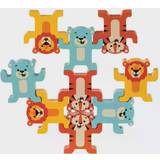 TOBAR Wooden Blocks TOBAR Schylling SC-SPA Little Classics Stack and Play Animals, Multi