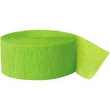 Streamers Unique Party (One Size, Lime Green) Crepe Streamer Roll (81ft)