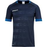 Uhlsport Division II Short Sleeve Jersey Kids - Navy/Azure Blue