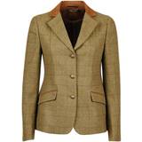 Wool Jackets Dublin Children’s Albany Tweed Suede Collar Tailored Jacket - Brown