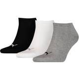 Puma Unisex Adult Invisible Socks 3-pack - Grey/White/Black