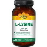 Country Life L-Lysine 1000mg 100 pcs