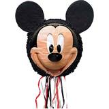 Amscan 9903155 Mickey Mouse Head Pull String Pinata 40cm