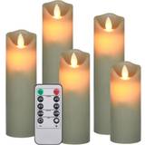 VidaXL Candlesticks, Candles & Home Fragrances vidaXL - LED Candle 22.5cm 5pcs