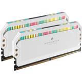 16 GB - 32 GB - 6200 MHz - DDR5 RAM Memory Corsair Dominator Platinum RGB White DDR5 6200MHz 2x16GB (CMT32GX5M2X6200C36W)