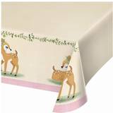 Creative Converting PC350482 Deer Little One Paper Tablecover I Pink I 1 Pc
