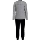 Tommy Hilfiger Basic Pant Jersey Pyjamas Set - Medium Grey/Black (UB0UB00406)