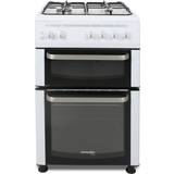 60cm - Gas Ovens - White Gas Cookers Montpellier TCG60W White