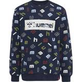 Hummel Letters Sweatshirt - Black Iris (213568-1009)