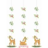 Creative Converting PC350486 Deer Little One Hanging Cutouts I Pink I 3 Pcs