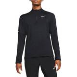 Nike Men T-shirts & Tank Tops Nike Element Dri-FIT 1/2-Zip Running Top Men's - Black